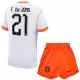 Günstige Niederlande Frenkie de Jong 21 Kindertrikot Auswärts WM 2026 Kurzarm