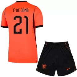 Günstige Niederlande Frenkie de Jong 21 Kindertrikot Heim WM 2026 Kurzarm