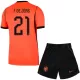 Günstige Niederlande Frenkie de Jong 21 Kindertrikot Heim WM 2026 Kurzarm
