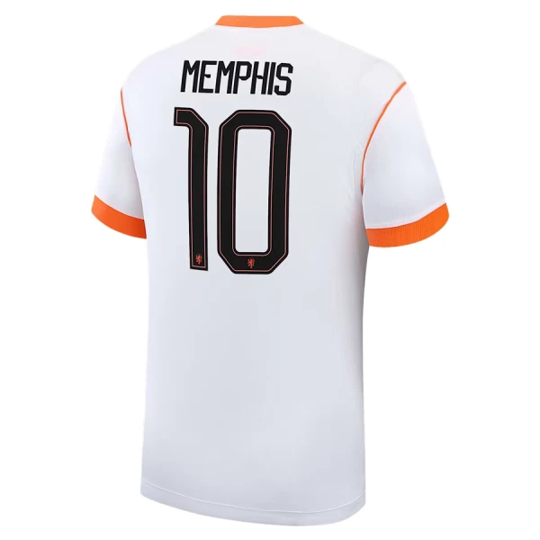 Günstige Niederlande Memphis 10 Kindertrikot Auswärts WM 2026 Kurzarm