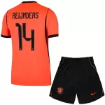 Günstige Niederlande Reijnders 14 Kindertrikot Heim WM 2026 Kurzarm