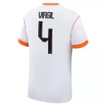 Günstige Niederlande Virgil 4 Herrentrikot Auswärts WM 2026 Kurzarm