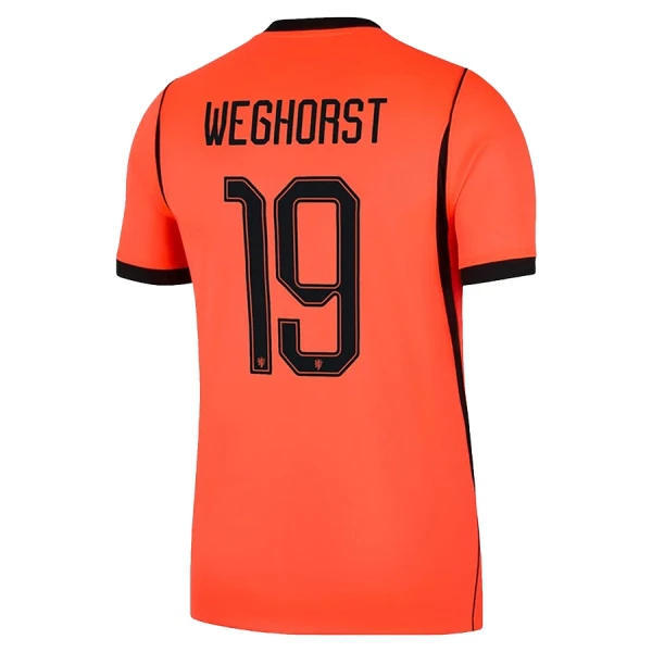 Günstige Niederlande Weghorst 19 Herrentrikot Heim WM 2026 Kurzarm Günstige Niederlande Weghorst 19 Herrentrikot Heim WM 2026 Kurzarm