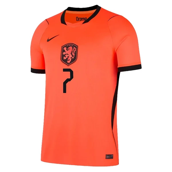 Günstige Niederlande Xavi 7 Herrentrikot Heim WM 2026 Kurzarm