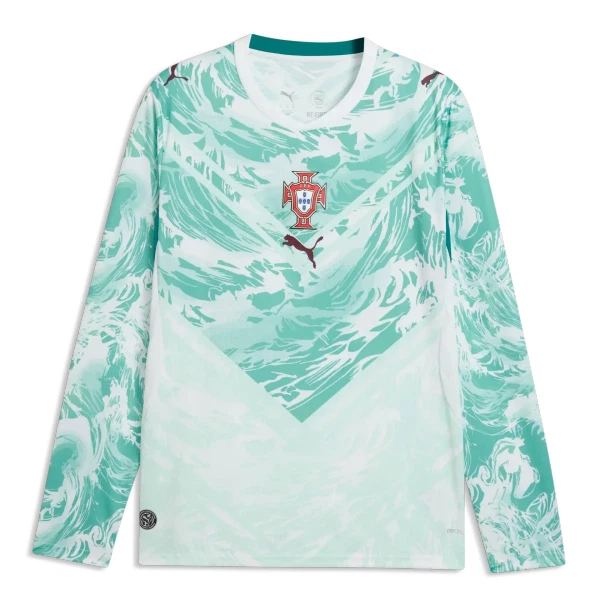 Günstige Portugal Herrentrikot Auswärts WM 2026 Langarm