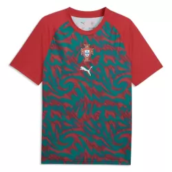 Günstige Portugal Pre-Match Herrentrikot WM 2026 Kurzarm Rote