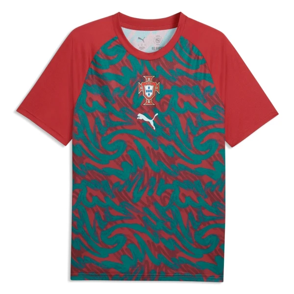 Günstige Portugal Pre-Match Herrentrikot WM 2026 Kurzarm Rote Günstige Portugal Pre-Match Herrentrikot WM 2026 Kurzarm Rote