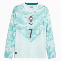 Günstige Portugal Ronaldo 7 Herrentrikot Auswärts WM 2026 Langarm