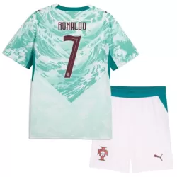 Günstige Portugal Ronaldo 7 Kindertrikot Auswärts WM 2026 Kurzarm