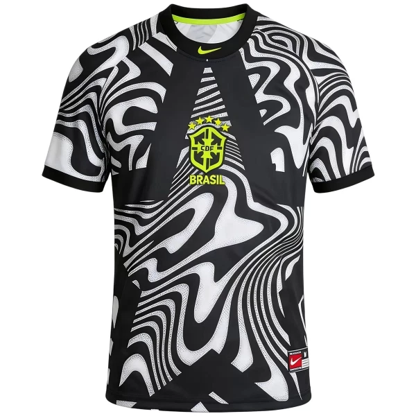 Günstige Brasilien Lifestyle Torwart Herrentrikot WM 2026 Kurzarm Günstige Brasilien Lifestyle Torwart Herrentrikot WM 2026 Kurzarm