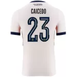 Günstige Ecuador Caicedo 23 Herrentrikot Ausweich WM 2026 Kurzarm