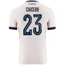 Günstige Ecuador Caicedo 23 Herrentrikot Ausweich WM 2026 Kurzarm