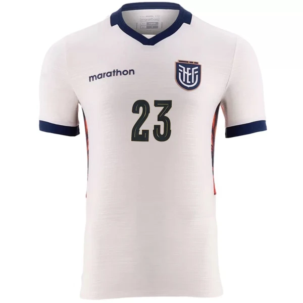 Günstige Ecuador Caicedo 23 Herrentrikot Ausweich WM 2026 Kurzarm