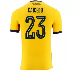 Günstige Ecuador Caicedo 23 Herrentrikot Heim WM 2026 Kurzarm