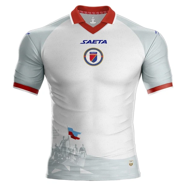 Günstige Haiti Herrentrikot Auswärts WM 2026 Kurzarm