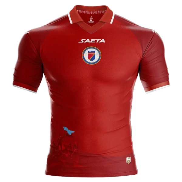 Günstige Haiti Herrentrikot Ausweich WM 2026 Kurzarm