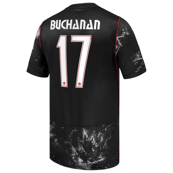 Günstige Kanada Buchanan 17 Herrentrikot Auswärts WM 2026 Kurzarm