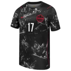 Günstige Kanada Buchanan 17 Herrentrikot Auswärts WM 2026 Kurzarm