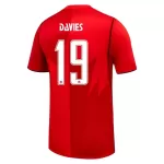 Günstige Kanada Davies 19 Herrentrikot Heim WM 2026 Kurzarm