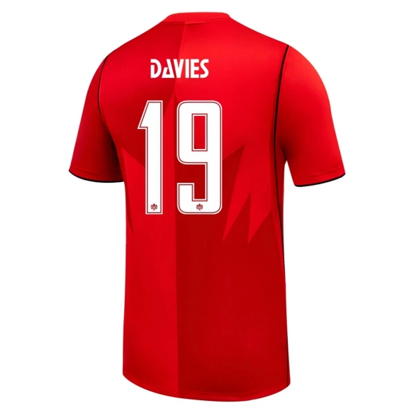 Günstige Kanada Davies 19 Herrentrikot Heim WM 2026 Kurzarm