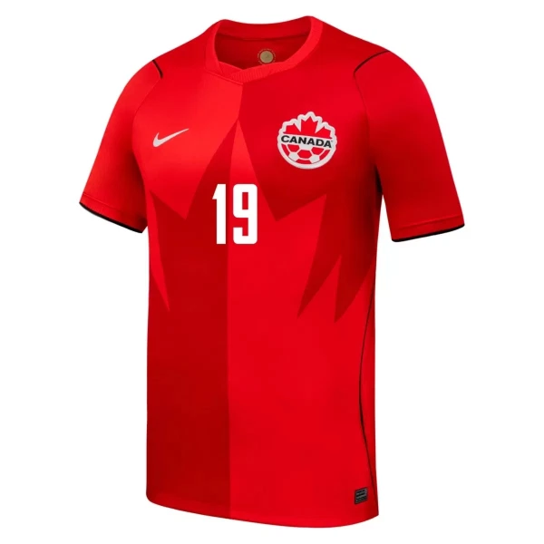Günstige Kanada Davies 19 Herrentrikot Heim WM 2026 Kurzarm