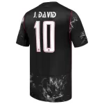 Günstige Kanada J. David 10 Herrentrikot Auswärts WM 2026 Kurzarm