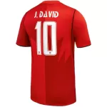 Günstige Kanada J. David 10 Herrentrikot Heim WM 2026 Kurzarm