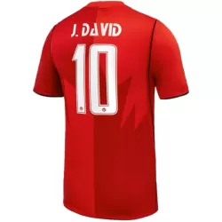 Günstige Kanada J. David 10 Herrentrikot Heim WM 2026 Kurzarm