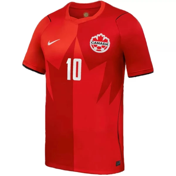 Günstige Kanada J. David 10 Herrentrikot Heim WM 2026 Kurzarm