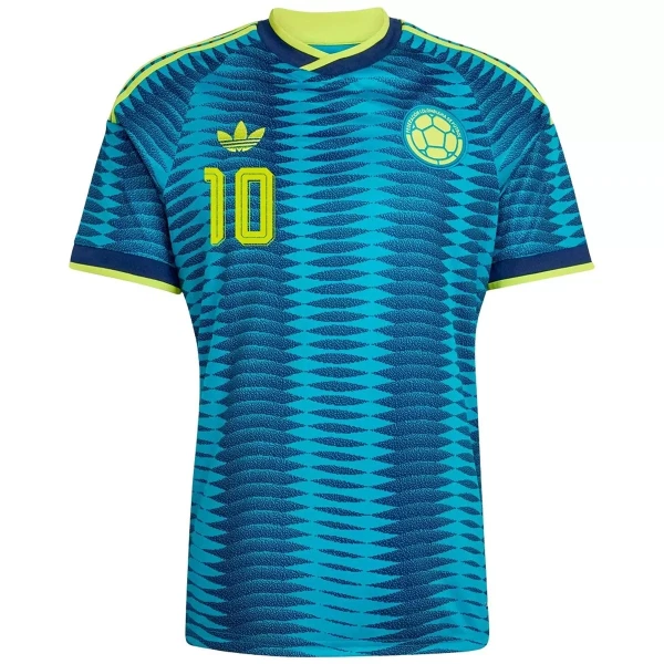 Günstige Kolumbien James 10 Herrentrikot Auswärts WM 2026 Kurzarm
