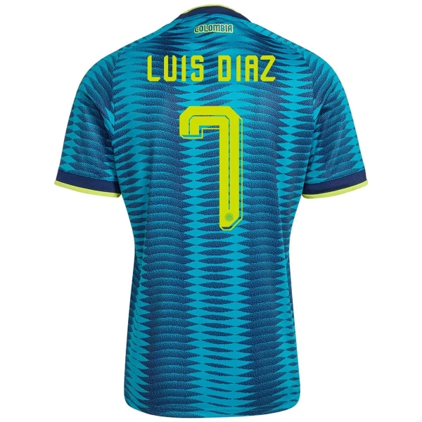 Günstige Kolumbien Luis Diaz 7 Herrentrikot Auswärts WM 2026 Kurzarm Günstige Kolumbien Luis Diaz 7 Herrentrikot Auswärts WM 2026 Kurzarm