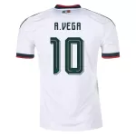Günstige Mexiko A. Vega 10 Herrentrikot Auswärts WM 2026 Kurzarm
