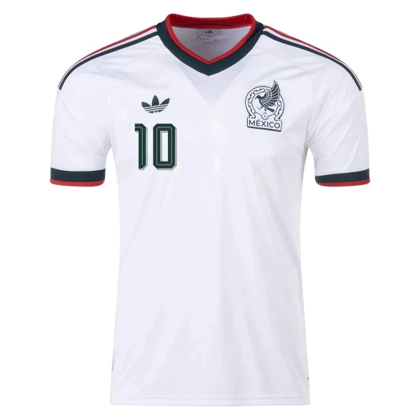 Günstige Mexiko A. Vega 10 Herrentrikot Auswärts WM 2026 Kurzarm