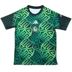 Günstige Mexiko Pre-Match Herrentrikot WM 2026 Kurzarm