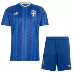 Günstige Schweden Kindertrikot Auswärts WM 2026 Kurzarm