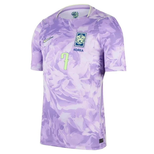 Günstige Südkorea Son 7 Herrentrikot Auswärts WM 2026 Kurzarm