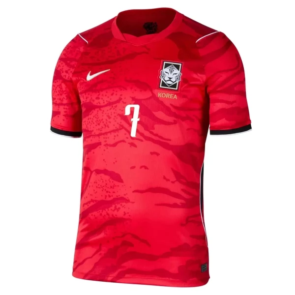 Günstige Südkorea Son 7 Herrentrikot Heim WM 2026 Kurzarm