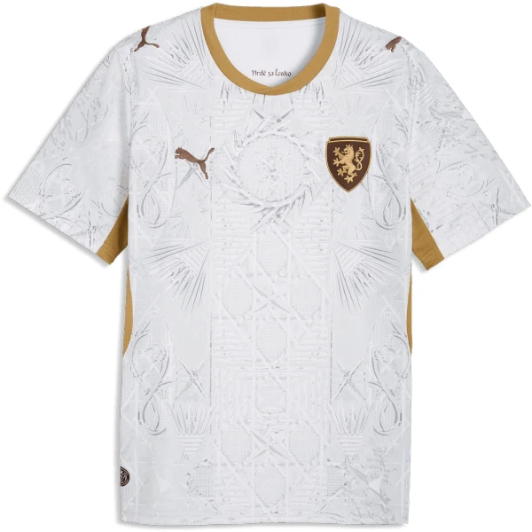 Günstige Tschechische Republik Herrentrikot Auswärts WM 2026 Kurzarm