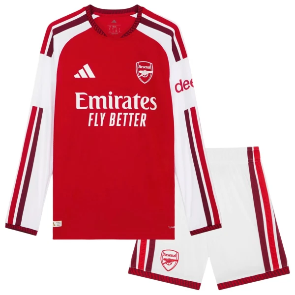 Günstige Arsenal Kindertrikot Heim 2026/27 Langarm