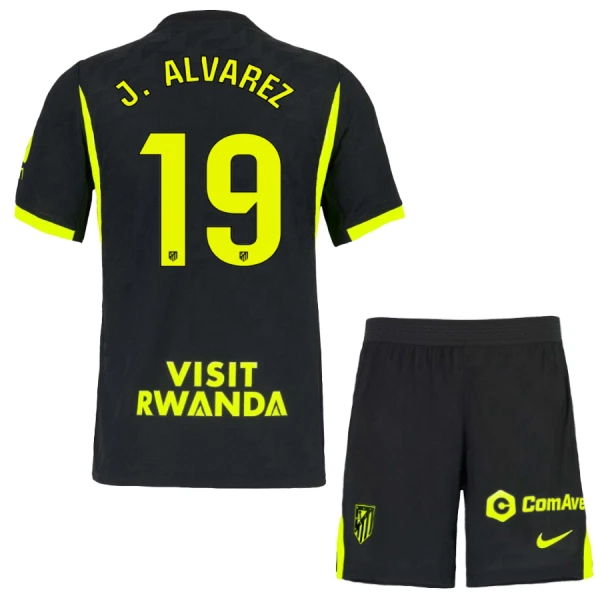 Günstige Atlético Madrid J. Alvarez 19 Kindertrikot Auswärts 2026/27 Kurzarm
