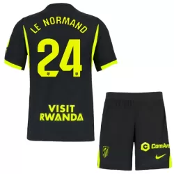 Günstige Atlético Madrid Le Normand 24 Kindertrikot Auswärts 2026/27 Kurzarm