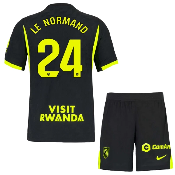 Günstige Atlético Madrid Le Normand 24 Kindertrikot Auswärts 2026/27 Kurzarm