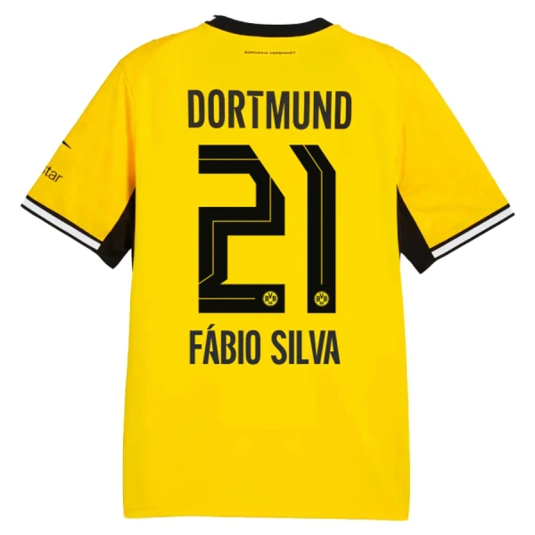 Günstige Borussia Dortmund Fabio Silva 21 Herrentrikot Heim 2026/27 Kurzarm