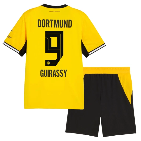Günstige Borussia Dortmund Guirassy 9 Kindertrikot Heim 2026/27 Kurzarm