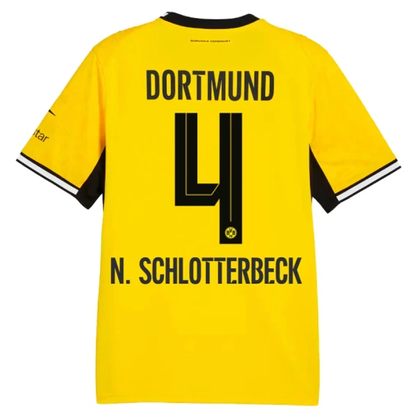 Günstige Borussia Dortmund N. Schlotterbeck 4 Herrentrikot Heim 2026/27 Kurzarm
