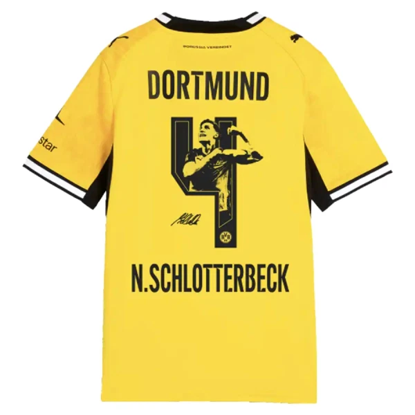 Günstige Borussia Dortmund N. Schlotterbeck 4 Herrentrikot Heim 2026/27 Kurzarm - Speziell