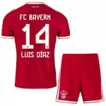Günstige FC Bayern München Luis Diaz 14 Kindertrikot Heim 2026/27 Kurzarm