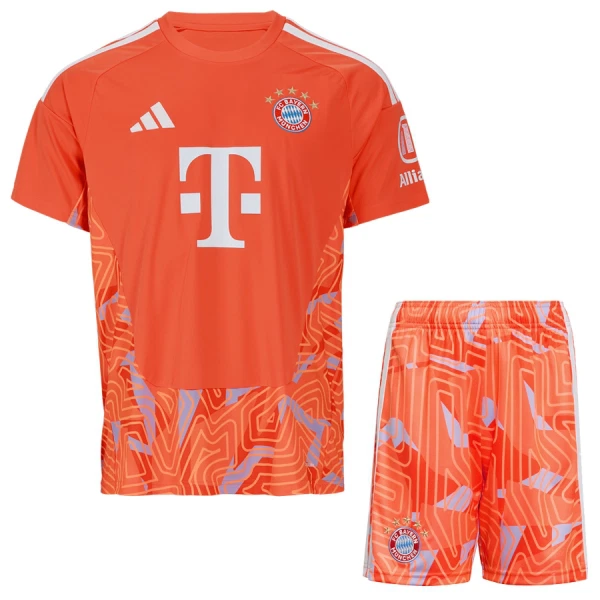 Günstige FC Bayern München Torwart Kindertrikot Auswärts 2026/27 Kurzarm