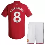 Günstige Manchester United Bruno Fernandes 8 Kindertrikot Heim 2026/27 Kurzarm