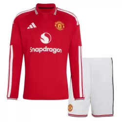 Günstige Manchester United Kindertrikot Heim 2026/27 Langarm